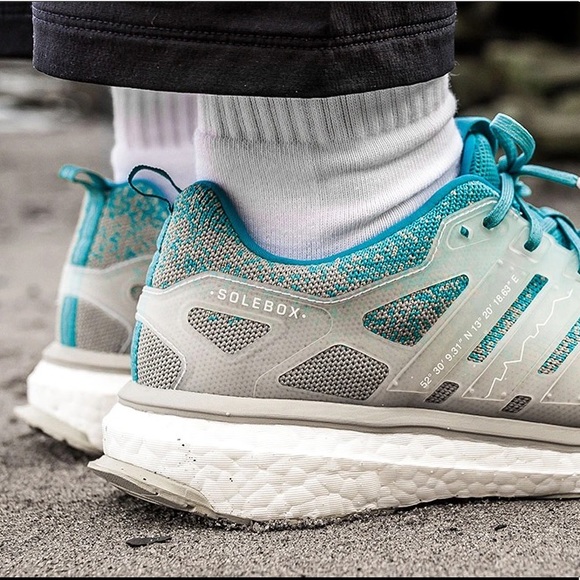 NWT Adidas x Packer x Solebox Energy Boost Tennis Shoes Blue Running - Picture 2 of 16